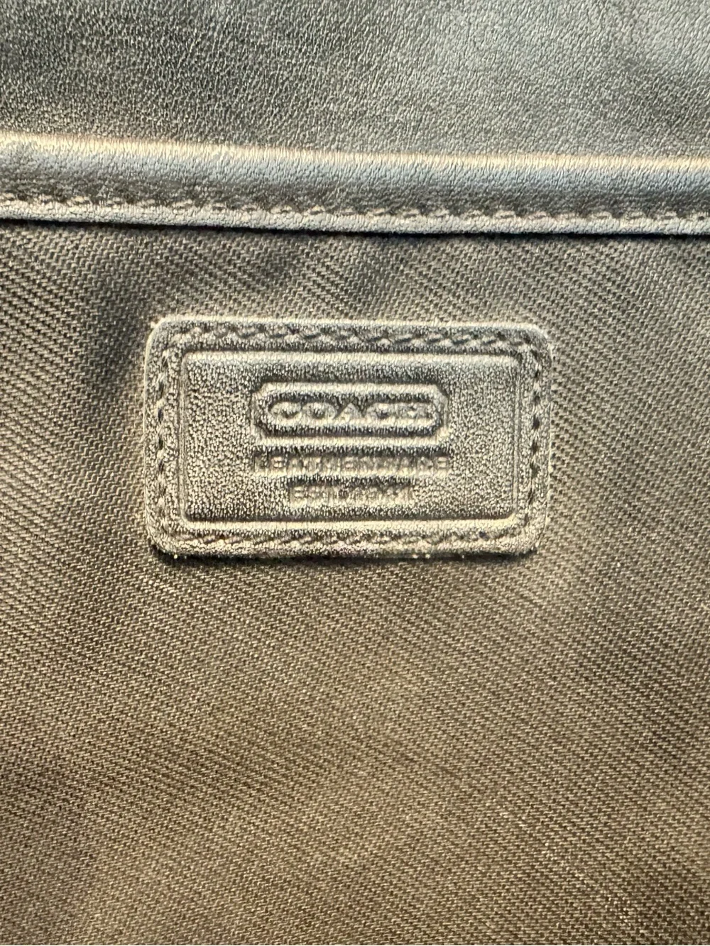 Coach Leather Laptop Messenger Bag Style 5100 – B0L Serial – Business Briefcase